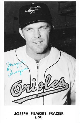 1956 Baltimore Orioles Photocards #036 Joseph Filmore Frazier Front