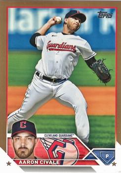 2023 Topps - Gold #433 Aaron Civale Front