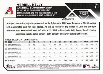 2023 Topps - Red Foil #71 Merrill Kelly Back