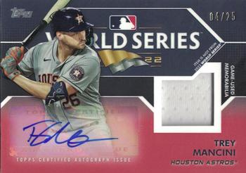 2023 Topps - World Series Champion Autograph Relics Red #WCAR-TM Trey Mancini Front