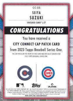2023 Topps - City Connect Commemorative Patch #CC-SS Seiya Suzuki Back