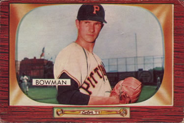 1955 Bowman #115 Roger Bowman Front