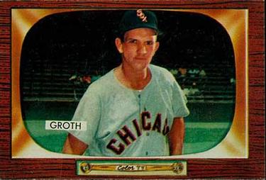 1955 Bowman #117 Johnny Groth Front