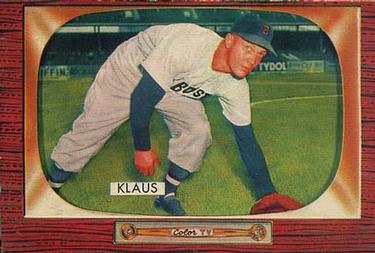 1955 Bowman #150 Billy Klaus Front