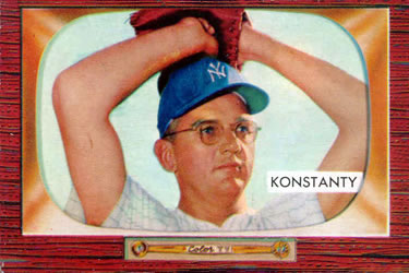 1955 Bowman #231 Jim Konstanty Front