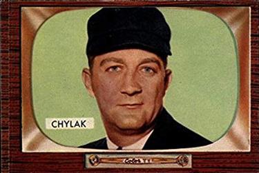 1955 Bowman #283 Nestor Chylak Front
