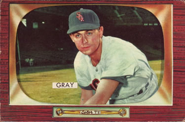 1955 Bowman #86 Ted Gray Front