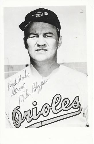 1954-55 Baltimore Orioles Photocards #NNO Mike Blyzka Front