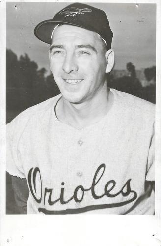1954-55 Baltimore Orioles Photocards #NNO Billy Cox Front