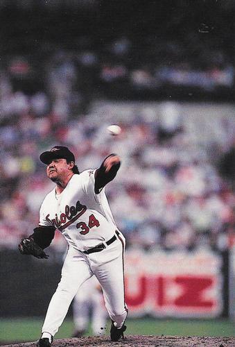1993 Baltimore Orioles Photocards #NNO Fernando Valenzuela Front