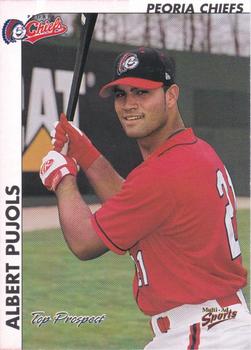 2000 Multi-Ad Midwest League Top Prospects (Unnumbered) #NNO Albert Pujols Front