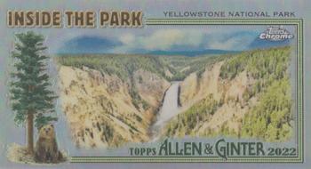 2022 Topps Allen & Ginter Chrome - Inside the Park Minis #ITP-1 Yellowstone National Park Front