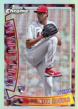 2022 Topps Chrome Sonic - 1996 Youthquake #YQ-19 Nick Lodolo Front