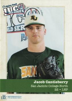 2017 Juco World Series San Jacinto North Gators #NNO Jacob Cantleberry Front