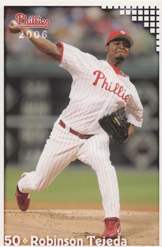 2006 Philadelphia Phillies Photo Cards #NNO Robinson Tejeda Front