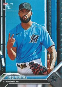 2023 Topps Now Road to Opening Day Miami Marlins #OD-161 Sandy Alcantara Front