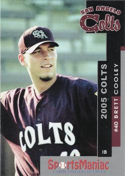 2005 San Angelo Colts #NNO Brett Cooley Front