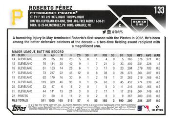 2023 Topps - Purple #133 Roberto Pérez Back