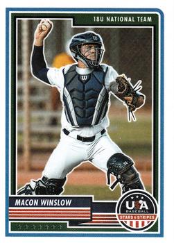2023 Panini USA Baseball Stars & Stripes #19 Macon Winslow Front
