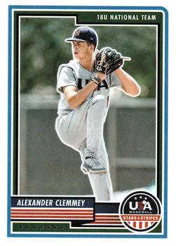 2023 Panini USA Baseball Stars & Stripes #43 Alexander Clemmey Front