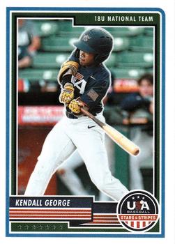 2023 Panini USA Baseball Stars & Stripes #49 Kendall George Front