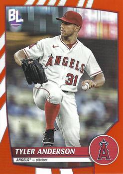 2023 Topps Big League - Electric Orange #194 Tyler Anderson Front
