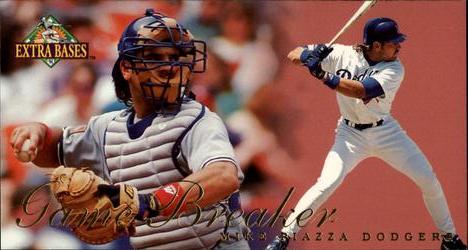 1994 Fleer Extra Bases - Game Breakers #22 Mike Piazza Front