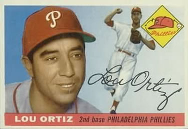 1955 Topps #114 Lou Ortiz Front