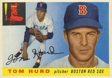 1955 Topps #116 Tom Hurd Front