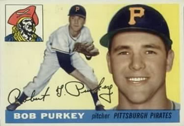 1955 Topps #118 Bob Purkey Front