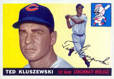 1955 Topps #120 Ted Kluszewski Front