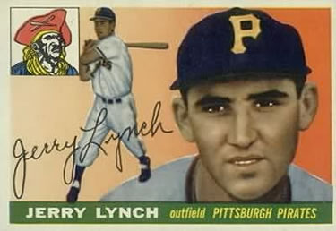 1955 Topps #142 Jerry Lynch Front