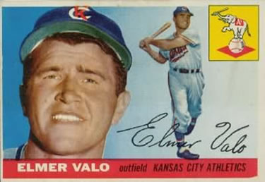 1955 Topps #145 Elmer Valo Front