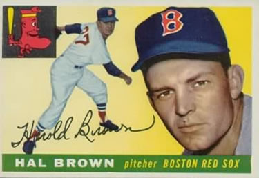 1955 Topps #148 Hal Brown Front