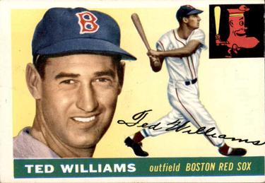 1955 Topps #2 Ted Williams Front