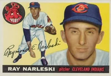 1955 Topps #160 Ray Narleski Front