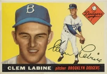 1955 Topps #180 Clem Labine Front