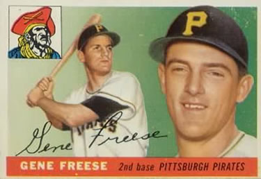 1955 Topps #205 Gene Freese Front