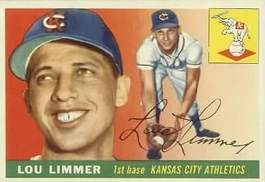 1955 Topps #54 Lou Limmer Front
