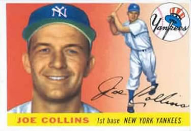 1955 Topps #63 Joe Collins Front
