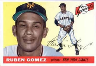 1955 Topps #71 Ruben Gomez Front