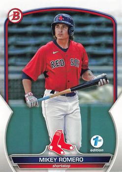 2023 Bowman 1st Edition #BPPF-69 Mikey Romero Front