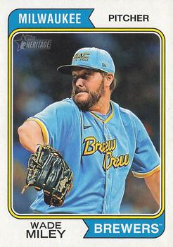 2023 Topps Heritage #703 Wade Miley Front