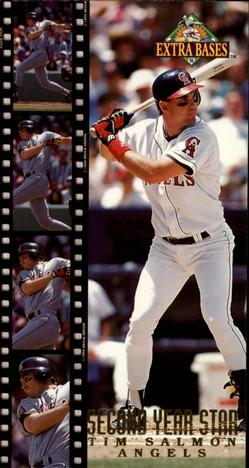 1994 Fleer Extra Bases - Second Year Stars #18 Tim Salmon Front