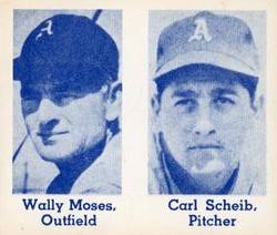 1979 HRT/RES 1950 Philadelphia Doubleheaders #NNO Wally Moses / Carl Scheib Front