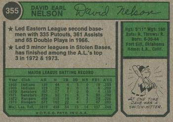 2023 Topps Heritage - 50th Anniversary Buybacks #355 Dave Nelson Back