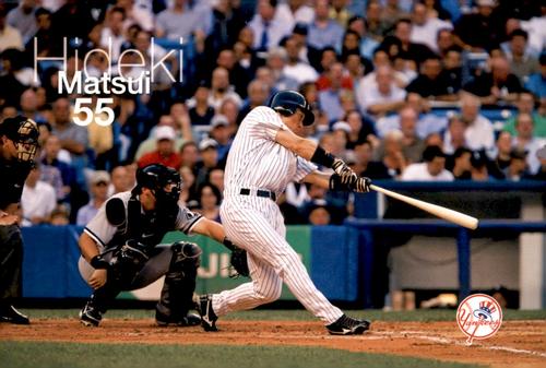 2006 Baseball Pixels New York Yankees Postcards #NNO Hideki Matsui Front