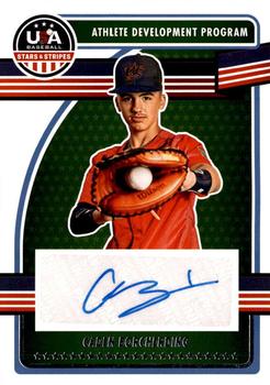 2023 Panini USA Baseball Stars & Stripes - Athlete Development Program Signatures #ADPS-CB Caden Borcherding Front