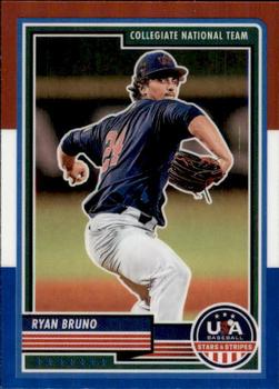 2023 Panini USA Baseball Stars & Stripes - Red, White, & Blue #63 Ryan Bruno Front
