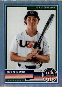 2023 Panini USA Baseball Stars & Stripes - Silver #32 Jack McKernan Front